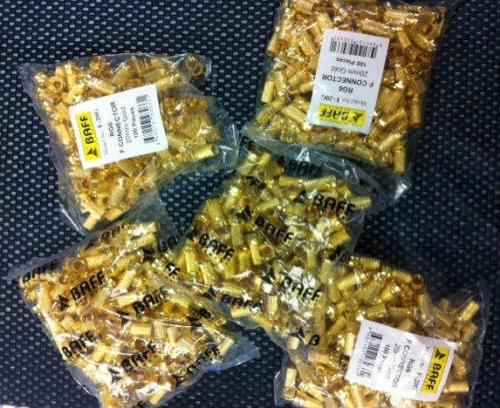 ALTIN RENGİ F KONNEKTÖR