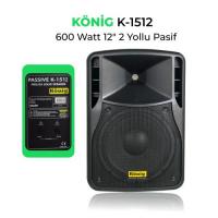 KÖNİG K-1512 12'' 600W 2 YOLLU PASİF KABİN