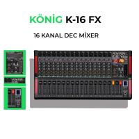 KÖNİG K-16 FX 16 KANAL DEC MİXER
