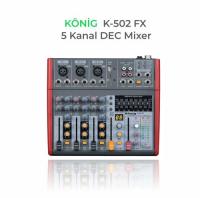 KÖNİG K-502FX 5 KANAL DEC MİXER