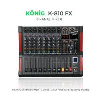 KÖNİG K-810 FX 8 KANAL DEC MİXER