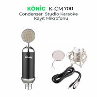 KÖNİG K-CM-700 CONDENSER STÜDYO KARAOKE KAYIT MİKROFON