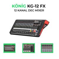 KÖNİG KG-12 FX 12 KANAL DEC MİXER