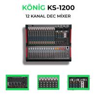 KÖNİG KS-1200 12 KANAL DEC MİXER ÇİFT EFEK