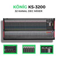 KÖNİG KS-3200 32 KANAL DEC MİXER ÇİFT EFEK