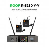 ROOF R-3250 UHF TELSİZ 2 YAKA MİKROFON