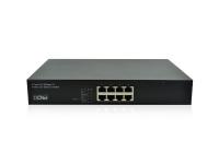 CNet CSH-8008P 8 Port Fast Ethernet PoE+ Switch