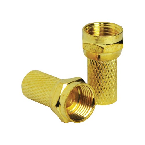 Gold F Connector 10 Adet