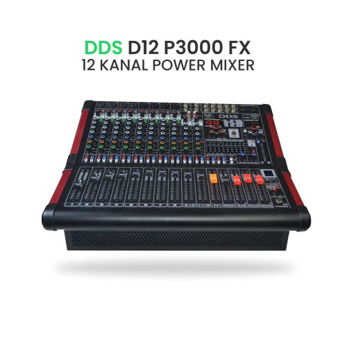DDS D12P 3000 FX 12 KANAL POWER MİKSER