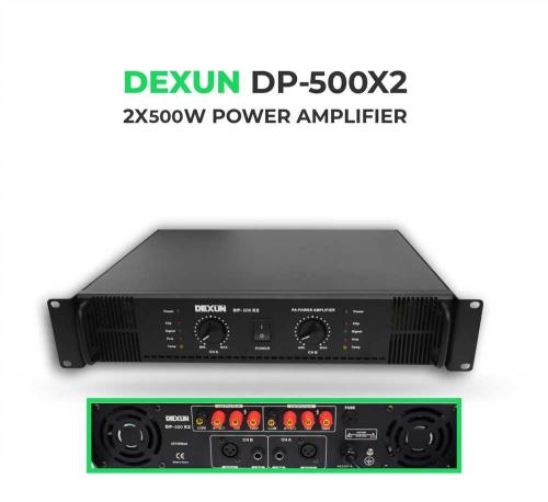 DEXUN DP-500X2 70V-100V 2X500W POWER ANFİ