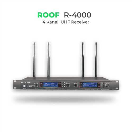ROOF R-4000 4 KANAL UHF RECEIVER